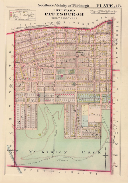 1905 Hopkins Map