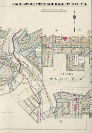 1910 Hopkins Map