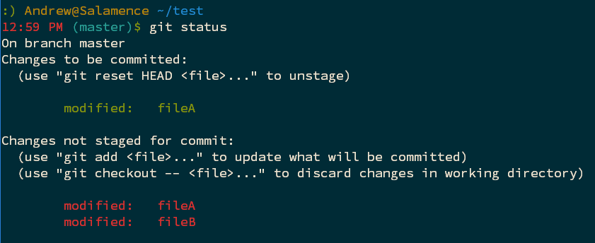 A contradictory git status output?