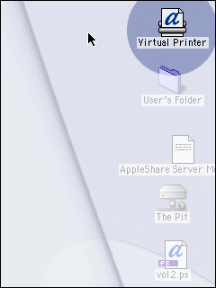 Selecting the Virtual Printer