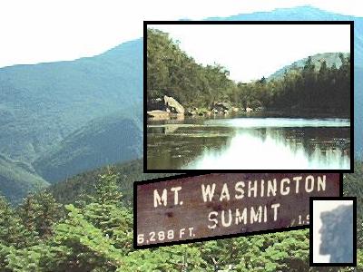 White Mountains of New Hampshire collage