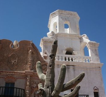 San Xavier Mission near Tucson Arizona