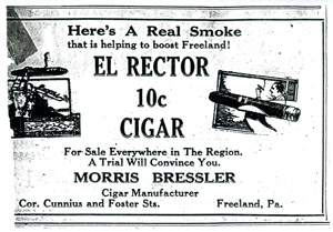 Ad for Bressler El Rector cigars