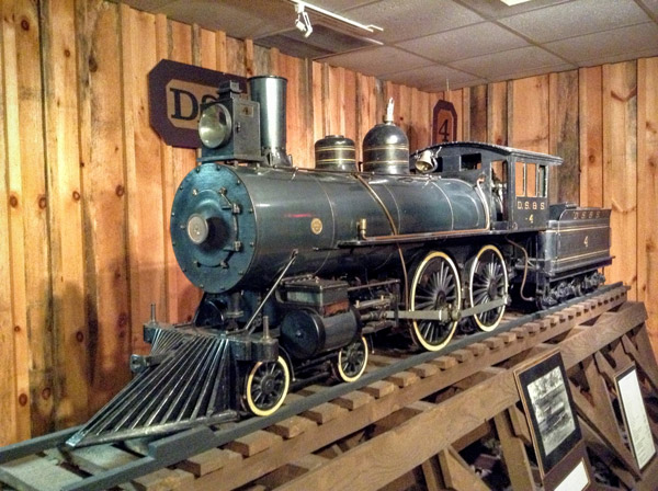 D. S. & S. miniature locomotive #4