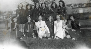 FHS majorettes, 1945-46