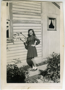 FHS majorette, ca.1940s