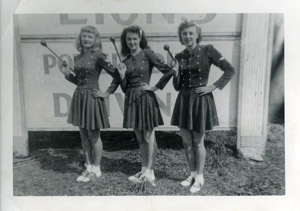 FHS majorettes, ca. 1940s