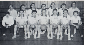 MMI Varsity Basketball team, 1954