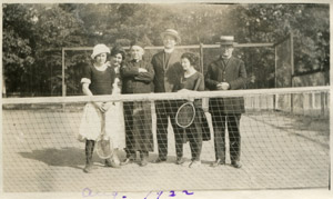 St. Ann's
                  tennis court, 1922