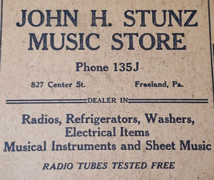 Stunz Music Store ad
