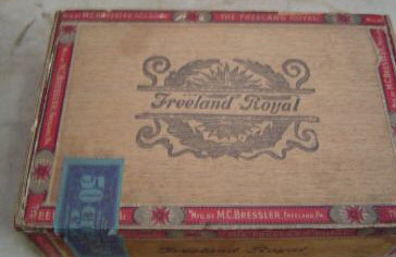 Bressler's cigar box