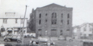 Opera house and schoolhouse, Ridge street