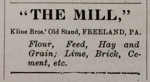 The Mill, 1894 ad