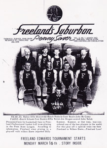 Freeland Pro Basketball 1913-1914
