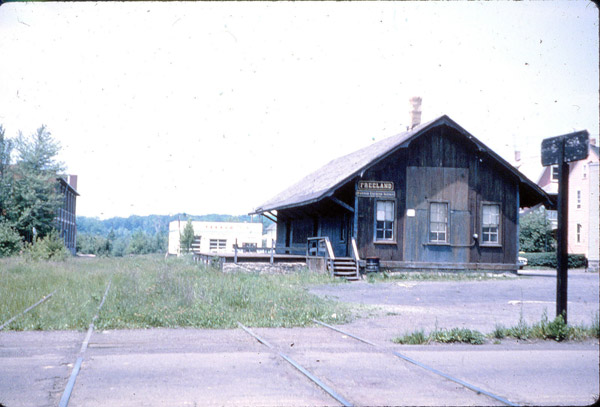 Freeland LVRR depot 1960s