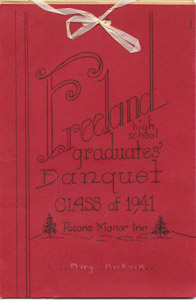 FHS Grads Banquet
                1941