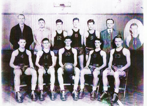 FHS J-V basketball team 1945-1946
