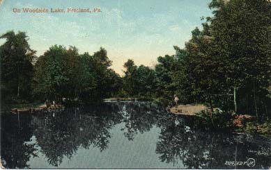 Woodside Lake in Freeland, Pa.