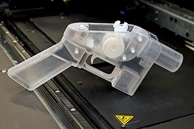 3D-printed gun
