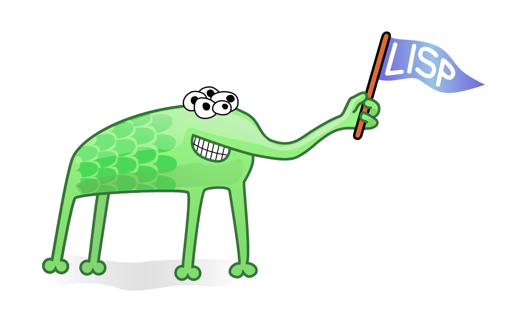 The alien mascot for the language Lisp