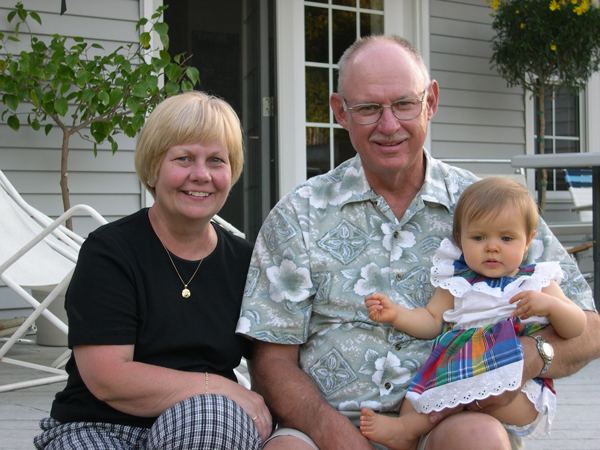 portrait with grandparents
