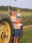 tractor and uncle Scott