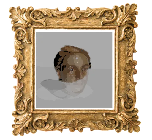 Framed photo of Miles