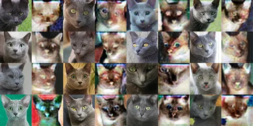 10000 iterations of X -> Y