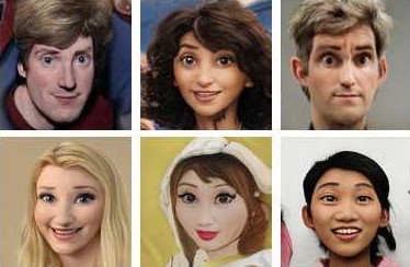 Fine-Tuned Cartoon Output Faces