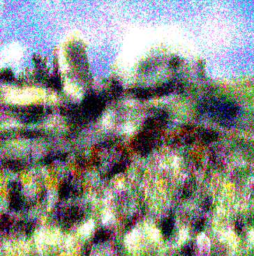 Image optimized for 2nd conv layer with contentloss