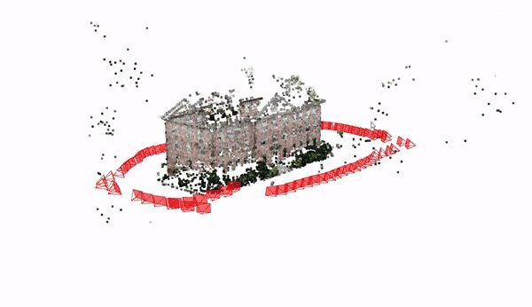 COLMAP output gif
