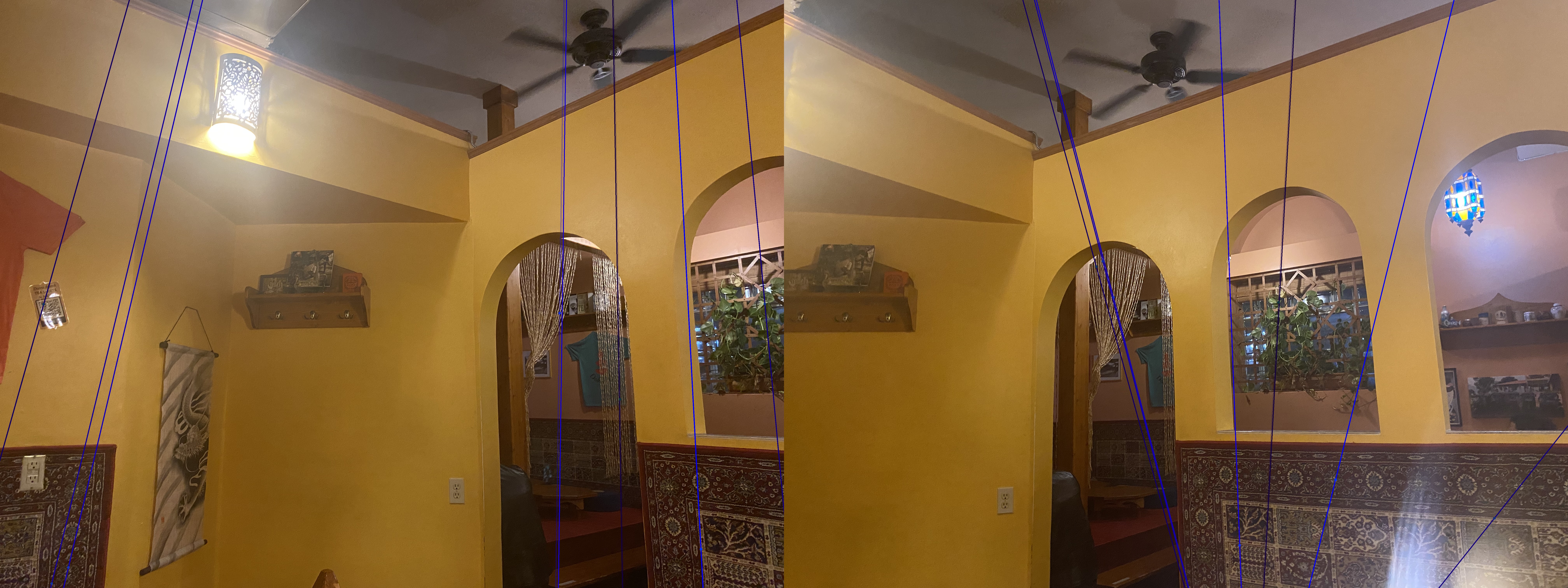 Epipolar Lines from Arch Dataset (7-Point Algorithm)