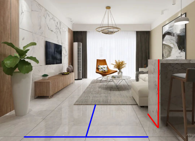 Home Annotated Perpendicular Lines on Input Image