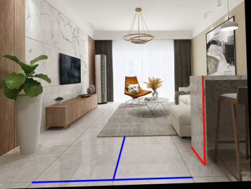 Home Annotated Perpendicular Lines on Affine-Rectified Image