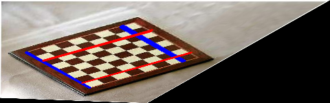 Chess1 Test Lines on Affine-Rectified Image
