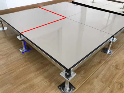 Table Test Lines on Input Image