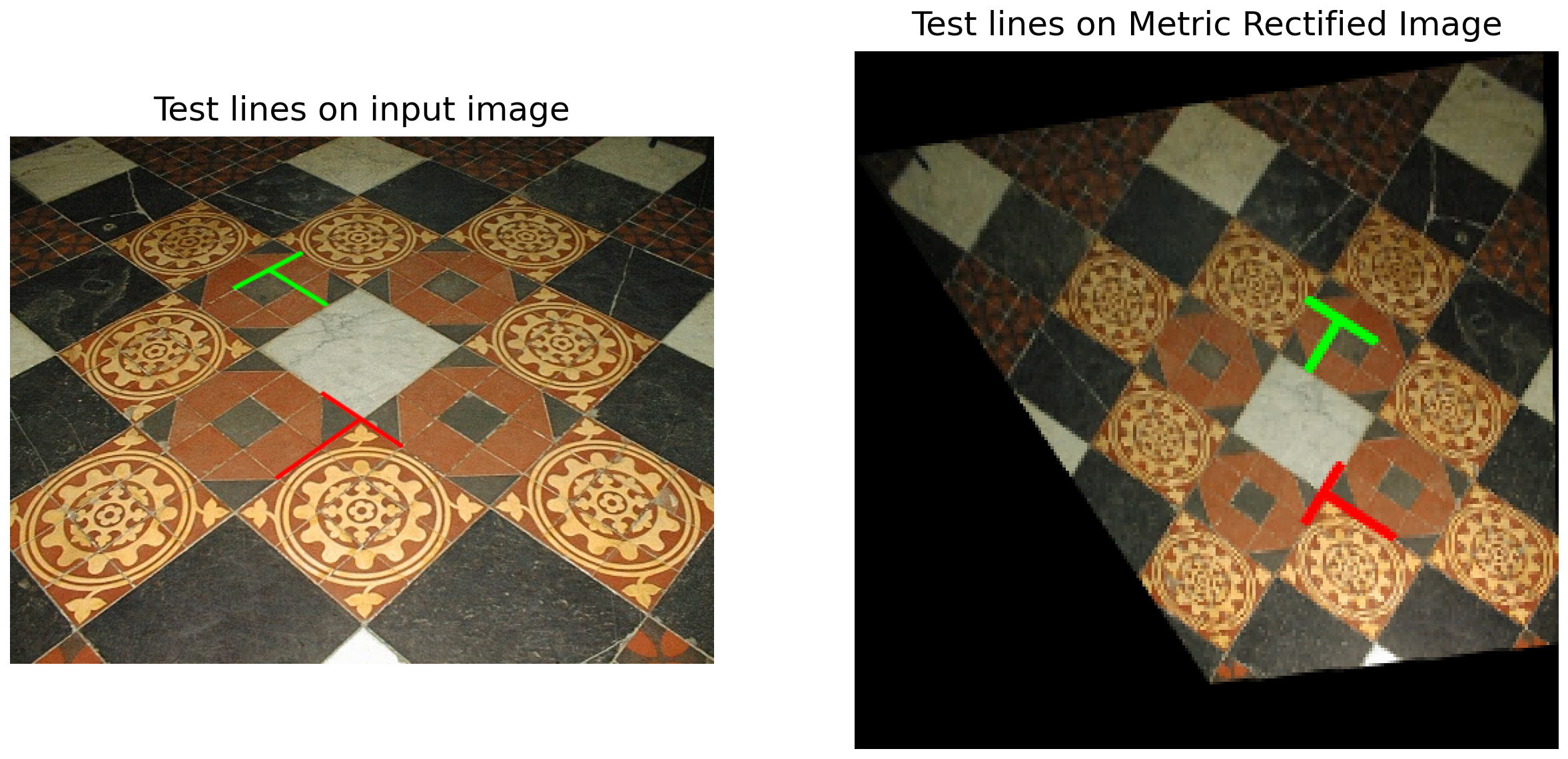 Annotated before rectification