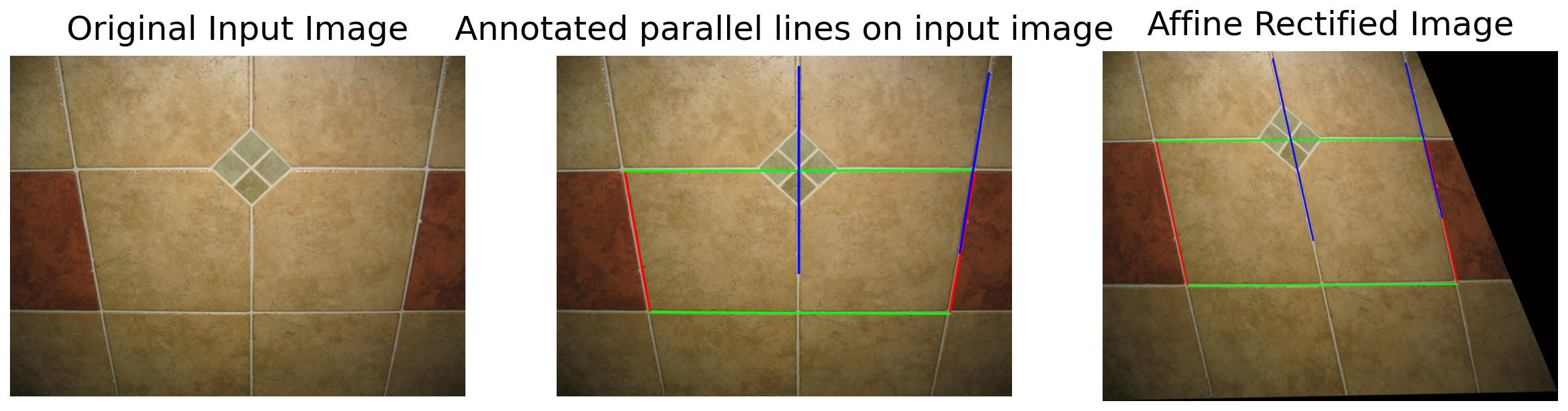 Annotated before rectification