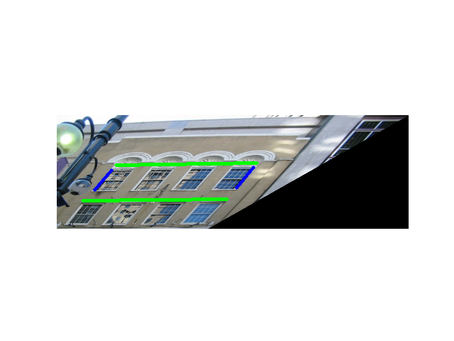 Affine-Rectified Test Lines