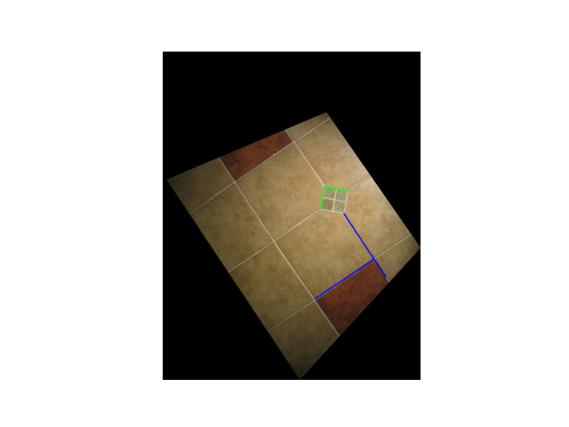 Metric-Rectified Test Lines