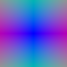 World-space rays sampled from camera frustum.