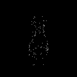 Cow mesh vs point cloud 100 samples