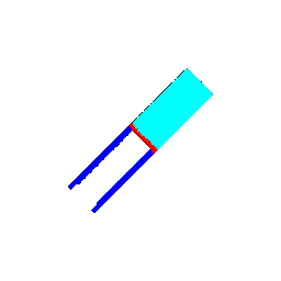 45 degree rotation segmentation GT