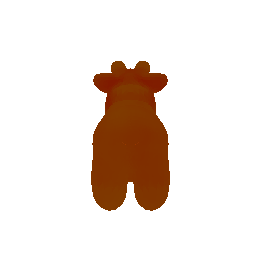 Orange golden bull mesh