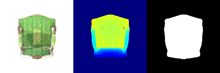 3D Gaussian Splatting render