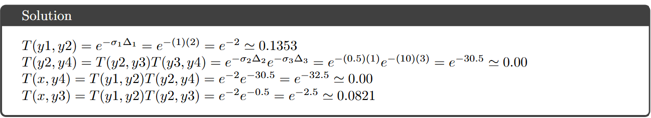 Transmittance Calculation