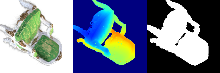 Chair with view dependent colors