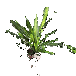 The point cloud corresponding to the second image