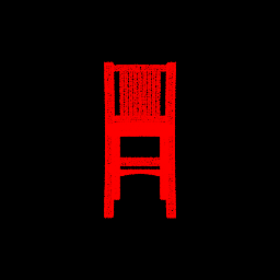 Correctly classified chair