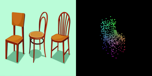 chair is formed